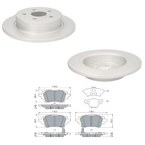 Compre Discos y pastillas de freno de BOSCH online para C-HR (AX10) a precios moderados