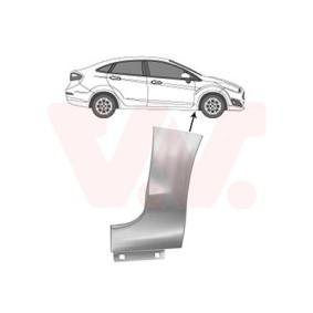 Acquista Parafango da VAN WEZEL online per Fiesta Mk6 Hatchback (JA8, JR8) a prezzi moderati