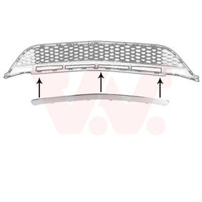 Zier- / Schutzleiste, Kühlergitter 2946580 von VAN WEZEL günstig für 68,67 € online kaufen