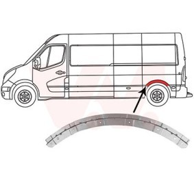 Acquista Sponda laterale da VAN WEZEL online per Interstar Van (X62B) a prezzi moderati