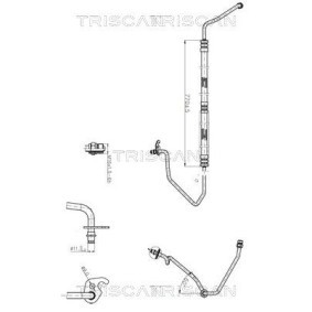 Compre Tubo da direção hidráulica de TRISCAN online para MONDEO III três volumes (B4Y) a preços moderados