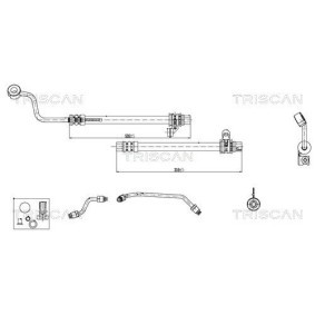 Compre Tubo hidráulico, direcção da TRISCAN 8516 43004 a um preço baixo por 142,36 €