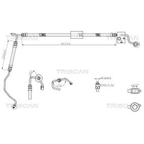 Compre Tubo hidráulico, direcção da TRISCAN 8516 43008 a um preço baixo por 88,34 €