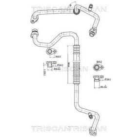 Compre Tubos de ar condicionado de TRISCAN online para JUKE (F15) a preços moderados
