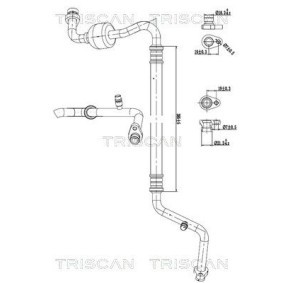 Compre Tubos de ar condicionado de TRISCAN online para JUKE (F15) a preços moderados