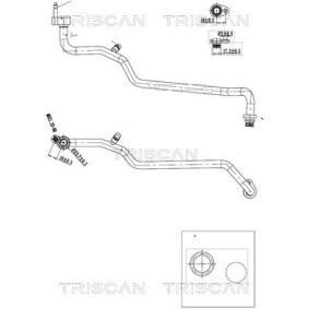 Compre Conduta de alta / baixa pressão, ar condicionado da TRISCAN 9010 16006 a um preço baixo por 55,33 €
