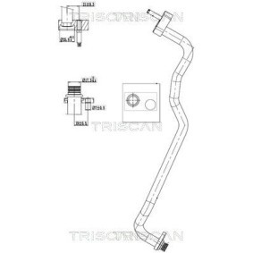 Acquista Tubo aria condizionata da TRISCAN online per Fiesta Mk6 Sedan a prezzi moderati