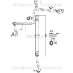 Compre Conduta de alta / baixa pressão, ar condicionado da TRISCAN 9010 16020 a um preço baixo por 109,65 €