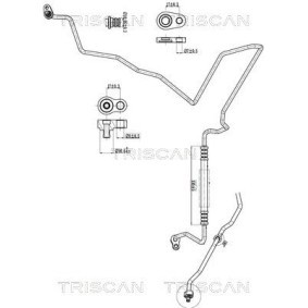 Compre Conduta de alta / baixa pressão, ar condicionado da TRISCAN 9010 16032 a um preço baixo por 54,24 €