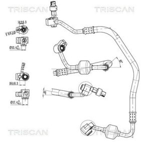 Acquista Tubo aria condizionata da TRISCAN online per ECOSPORT a prezzi moderati