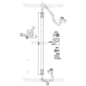 Acquista Tubo aria condizionata da TRISCAN online per Fiesta Mk6 Sedan a prezzi moderati