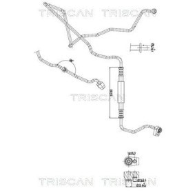 Acquista Tubo aria condizionata da TRISCAN online per Fiesta Mk6 Sedan a prezzi moderati