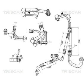 Compre Conduta de alta / baixa pressão, ar condicionado da TRISCAN 9010 24001 a um preço baixo por 226,21 €