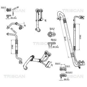 Compre Conduta de alta / baixa pressão, ar condicionado da TRISCAN 9010 24005 a um preço baixo por 185,09 €