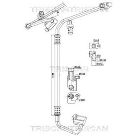 Compre Conduta de alta / baixa pressão, ar condicionado da TRISCAN 9010 24017 a um preço baixo por 159,42 €