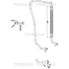 Compre Conduta de alta / baixa pressão, ar condicionado da TRISCAN 9010 28014 a um preço baixo por 54,24 €