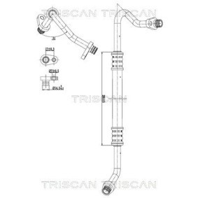 Achetez des Tuyau de clim de chez TRISCAN en ligne pour Scudo II (270, 272) à prix modérés
