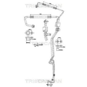 Compre Tubos de aire acondicionado de TRISCAN online para Partner Origin Furgoneta (G) a precios moderados