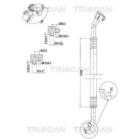 Acquista Tubo aria condizionata da TRISCAN online per Ibiza IV Sportcoupe (6J, 6P) a prezzi moderati