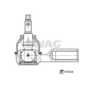 Achetez des Rotule de direction SWAG 33 11 2680 à prix pour 38,63 €