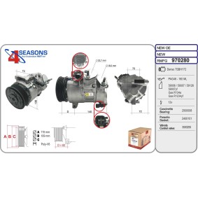 Köp AC-kompressor av AHE 970280 till det låga priset 5658,01 kr