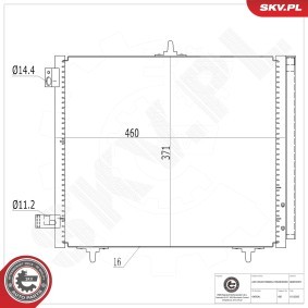 Compre Condensador, ar condicionado da ESEN SKV 86SKV027 a um preço baixo por 69,46 €