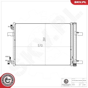 Acquista Condensatore climatizzatore da ESEN SKV 86SKV067 a buon mercato per soli 89,62 €