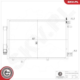 Compre Condensador, ar condicionado da ESEN SKV 86SKV098 a um preço baixo por 96,57 €