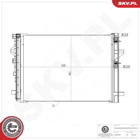 Acquista Condensatore climatizzatore da ESEN SKV 86SKV128 a buon mercato per soli 132,52 €