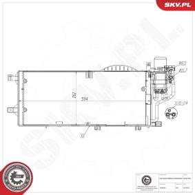 Acquista Condensatore climatizzatore da ESEN SKV 86SKV206 a buon mercato per soli 65,24 €