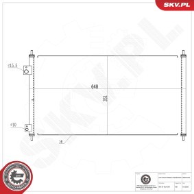 Compre Condensador, ar condicionado da ESEN SKV 86SKV220 a um preço baixo por 83,42 €