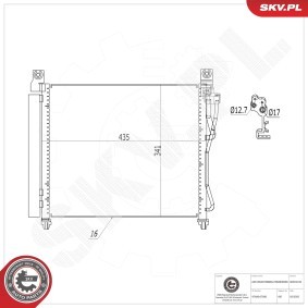 Comprar Condensador, aire acondicionado de ESEN SKV 86SKV242 a bajo precio de 60,09 €