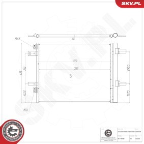 Compre Condensador, ar condicionado da ESEN SKV 86SKV329 a um preço baixo por 102,22 €