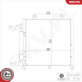 Compre Condensador de aire acondicionado de ESEN SKV online para Wagon R Hatchback a precios moderados
