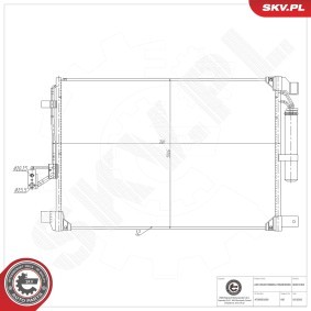 Acquista Condensatore climatizzatore da ESEN SKV 86SKV363 a buon mercato per soli 119,57 €