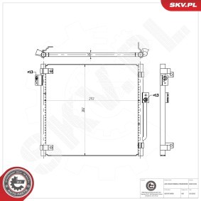 Compre Condensador, ar condicionado da ESEN SKV 86SKV392 a um preço baixo por 131,58 €