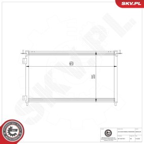 Compre Condensador, ar condicionado da ESEN SKV 86SKV475 a um preço baixo por 54,78 €