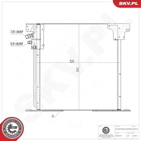 Acquista Condensatore climatizzatore da ESEN SKV 86SKV510 a buon mercato per soli 115,53 €