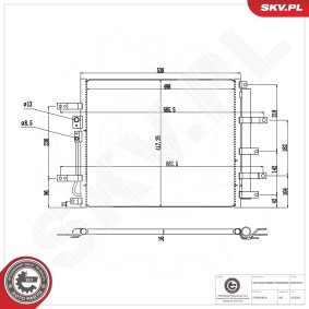 Comprar Condensador, aire acondicionado de ESEN SKV 86SKV522 a bajo precio de 75,00 €