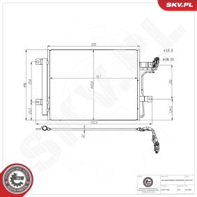 Compre Condensador de aire acondicionado de ESEN SKV online para 3 Hatchback (BP) a precios moderados