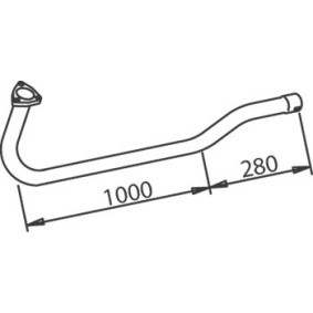 Compre Tubo de escape da DINEX 50296 a um preço baixo por 291,45 €