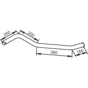 Comprar Tubo de escape de DINEX 50765 a bajo precio de 86,98 €