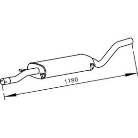 Mittelschalldämpfer 56326 von DINEX günstig für 494,66 € online kaufen