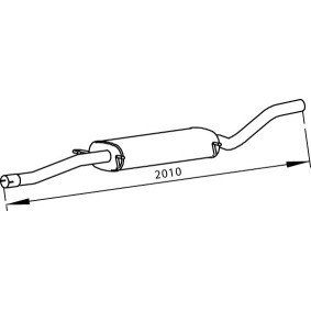 Mittelschalldämpfer 56327 von DINEX günstig für 378,51 € online kaufen