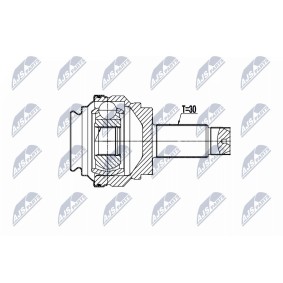 Gelenksatz, Antriebswelle NPZ-BM-031 von NTY günstig für 43,81 € online kaufen