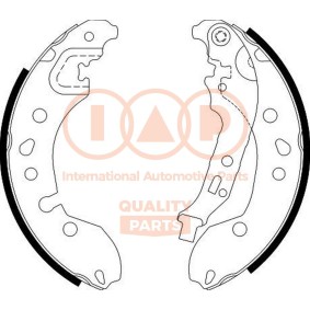 Achetez des Jeu de mâchoires de frein IAP QUALITY PARTS 705-00101 à prix pour 88,80 €