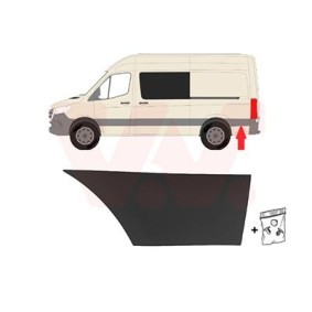 Osta VAN WEZEL Koristelista netistä eSprinter Van (B910)-mallille edulliseen hintaan
