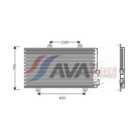 Compre Condensador de ar condicionado de AVA COOLING SYSTEMS online para 100 Sedan (44, 44Q, C3) a preços moderados