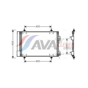 Compre Evaporador, ar condicionado da AVA COOLING SYSTEMS AUV196 a um preço baixo por 73,28 €