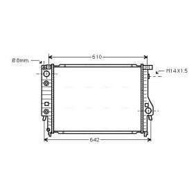 Comprar Radiador, refrigeración del motor de AVA COOLING SYSTEMS BW2048 a bajo precio de 247,28 €